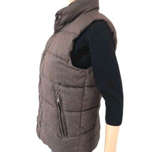 Sixth June Brown Puffer Vest Size S